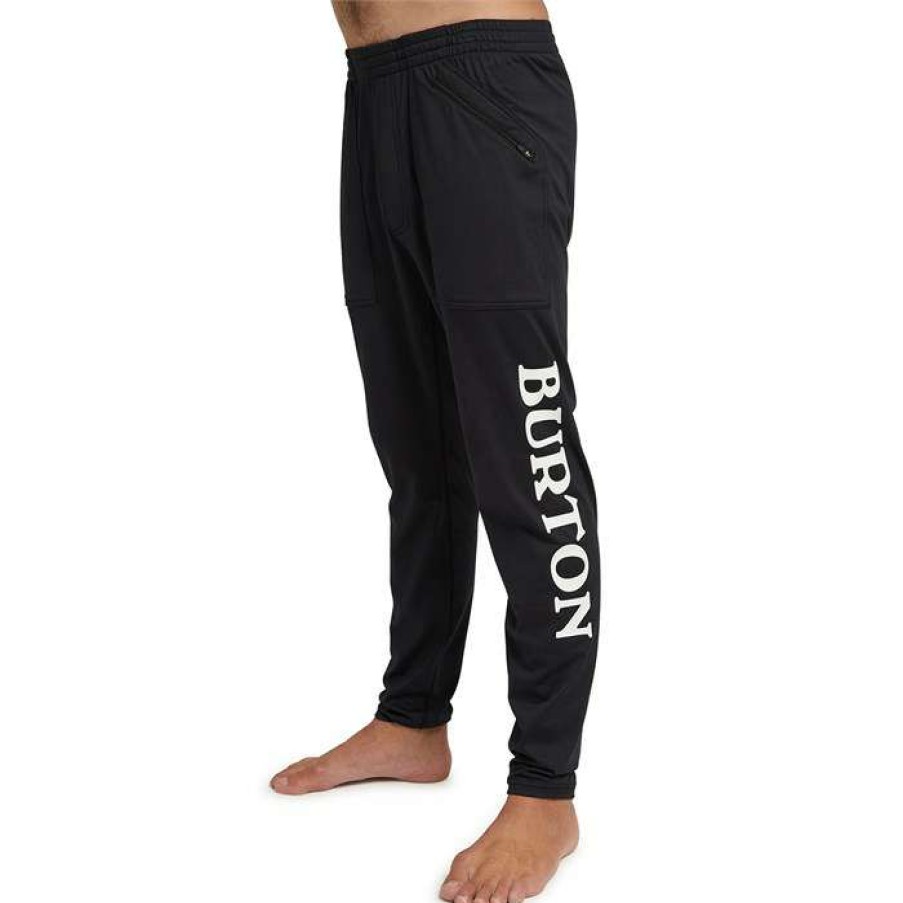 Men'S Clothing * | Burton Midweight Stash Pants True Black