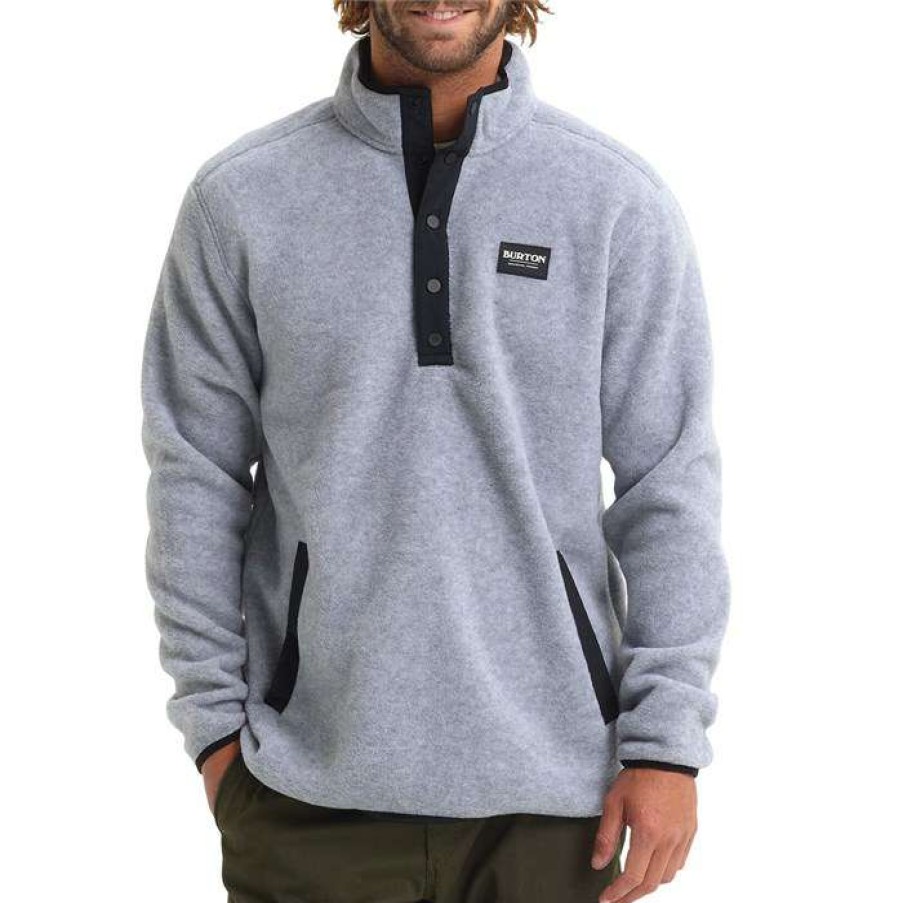 Men'S Clothing * | Burton Hearth Pullover Fleece