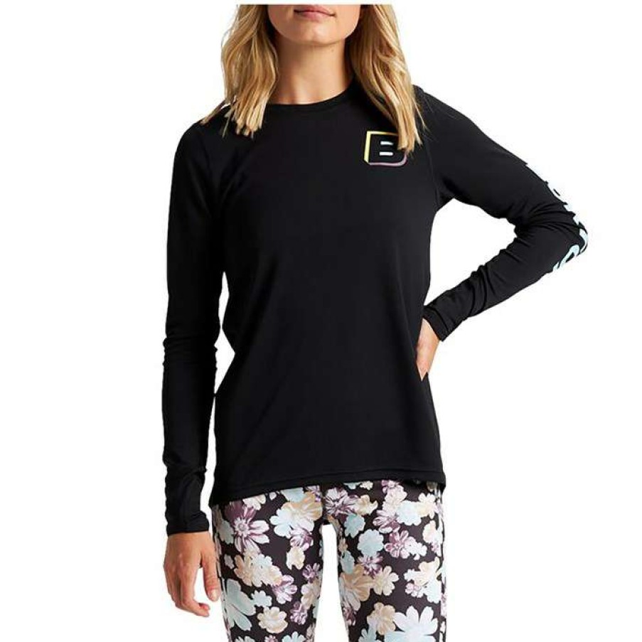 Women'S Clothing * | Burton Multipath Active Long-Sleeve T-Shirt Women'S True Black.