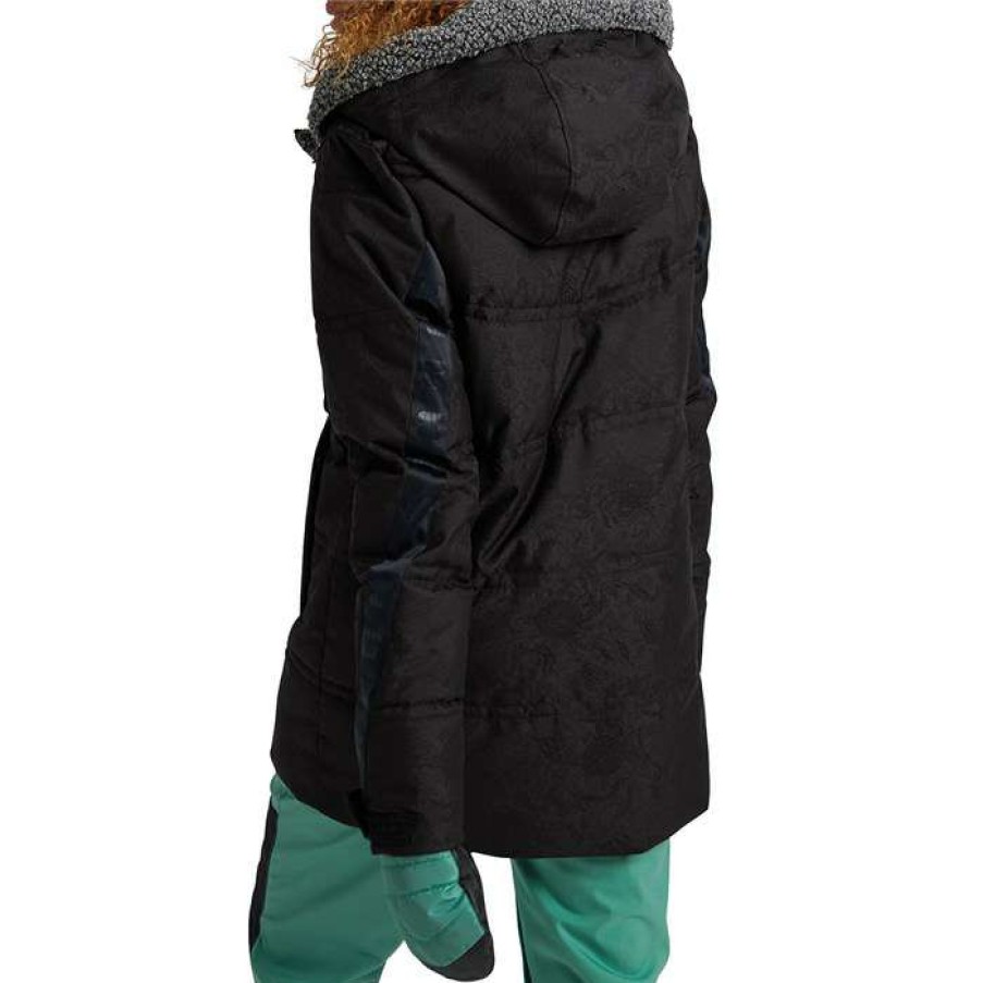 Women'S Clothing * | Burton Larosa Puffy Jacket Women'S True Black