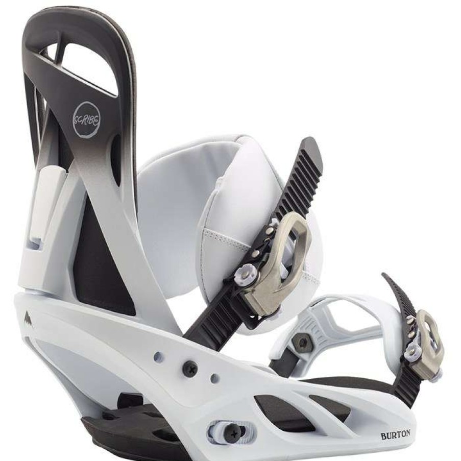 Snowboard * | Burton Scribe Snowboard Bindings Women'S 2020 Fade To White