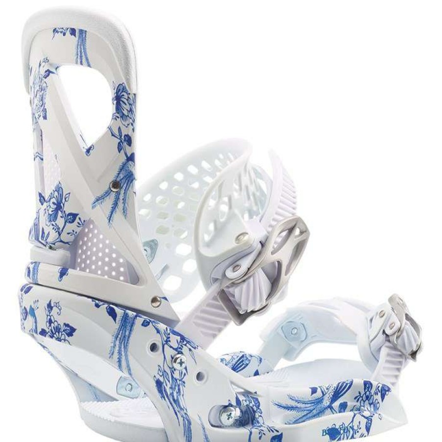 Snowboard * | Burton Lexa Est Snowboard Bindings Women'S 2020 Delft Blue