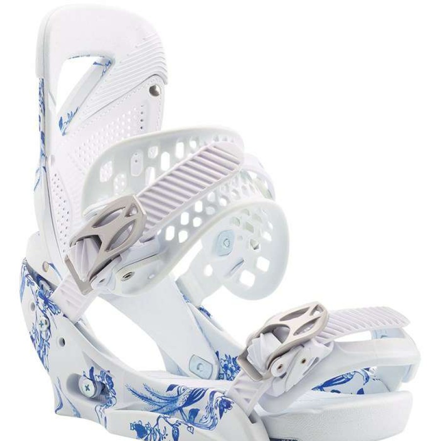 Snowboard * | Burton Lexa Est Snowboard Bindings Women'S 2020 Delft Blue