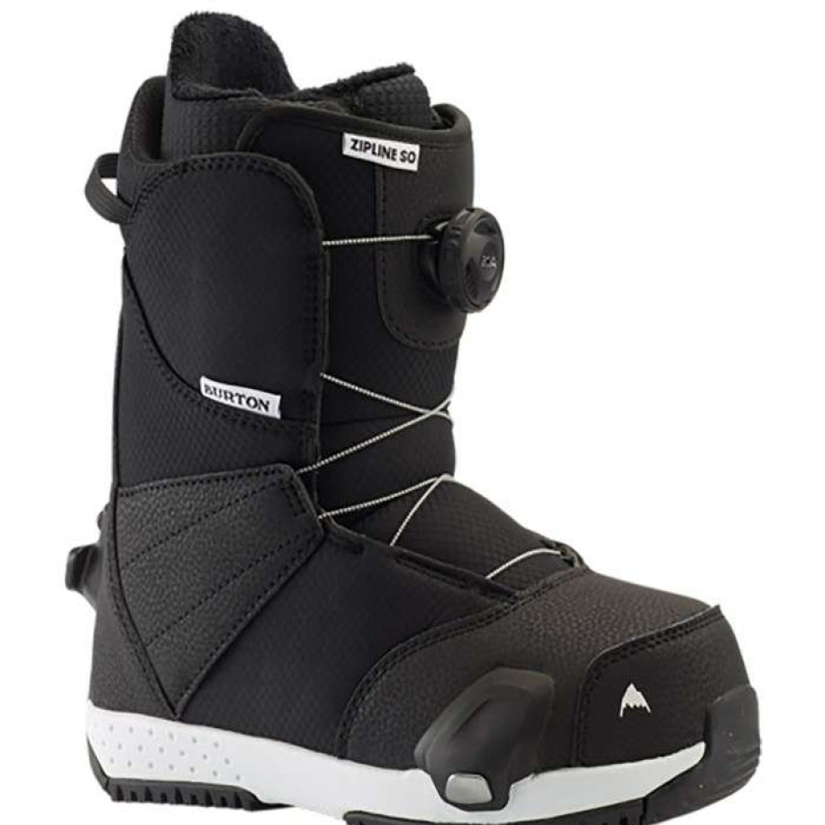 Snowboard * | Burton Zipline Step On Boots Big Kids' 2023 Black