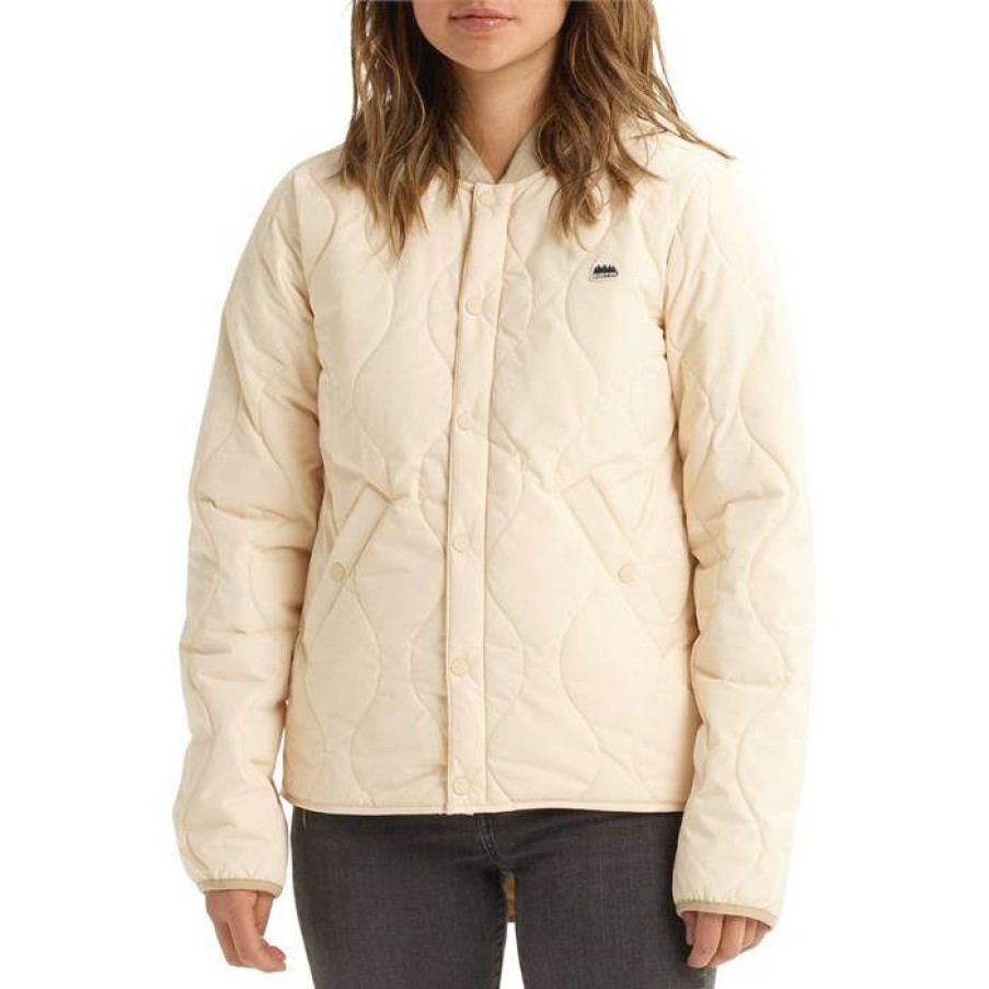 Women'S Clothing * | Burton Kiley Insulator Jacket Women'S Creme Brulee