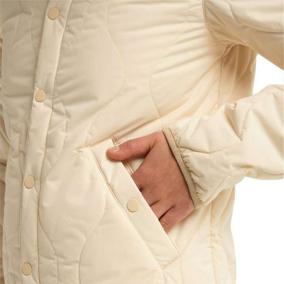 Women'S Clothing * | Burton Kiley Insulator Jacket Women'S Creme Brulee