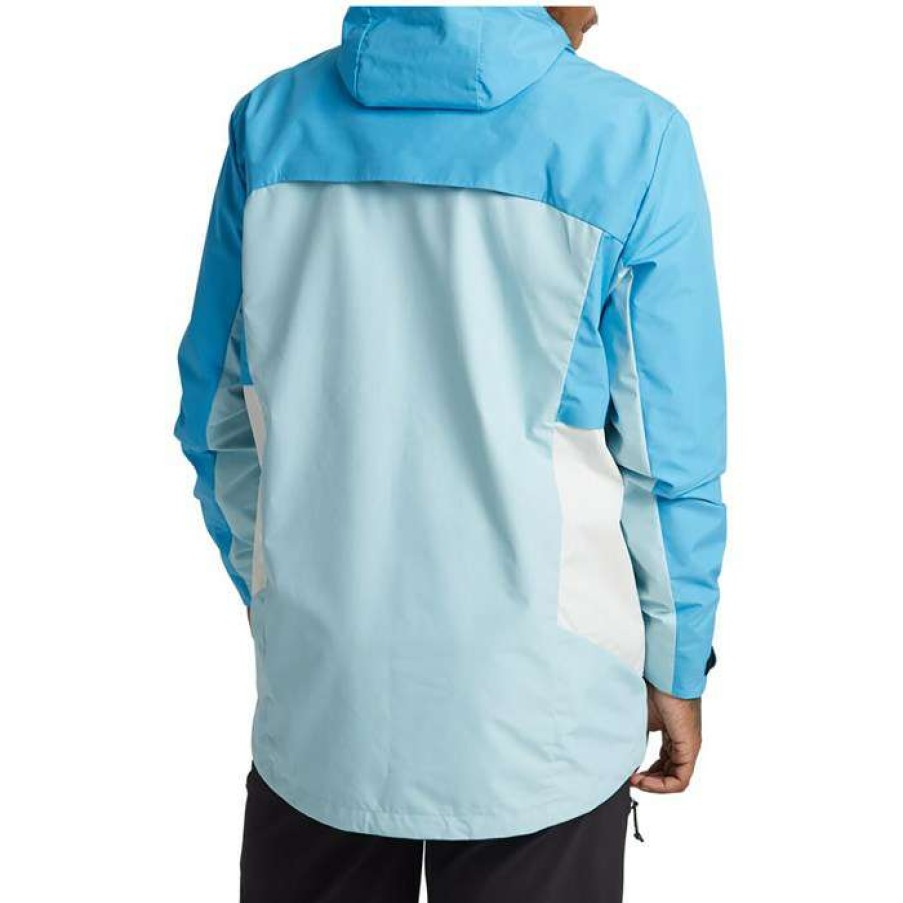 Men'S Clothing * | Burton Gore-Tex Infinium Multipath Jacket Cyan/Iced Aqua/Stout White