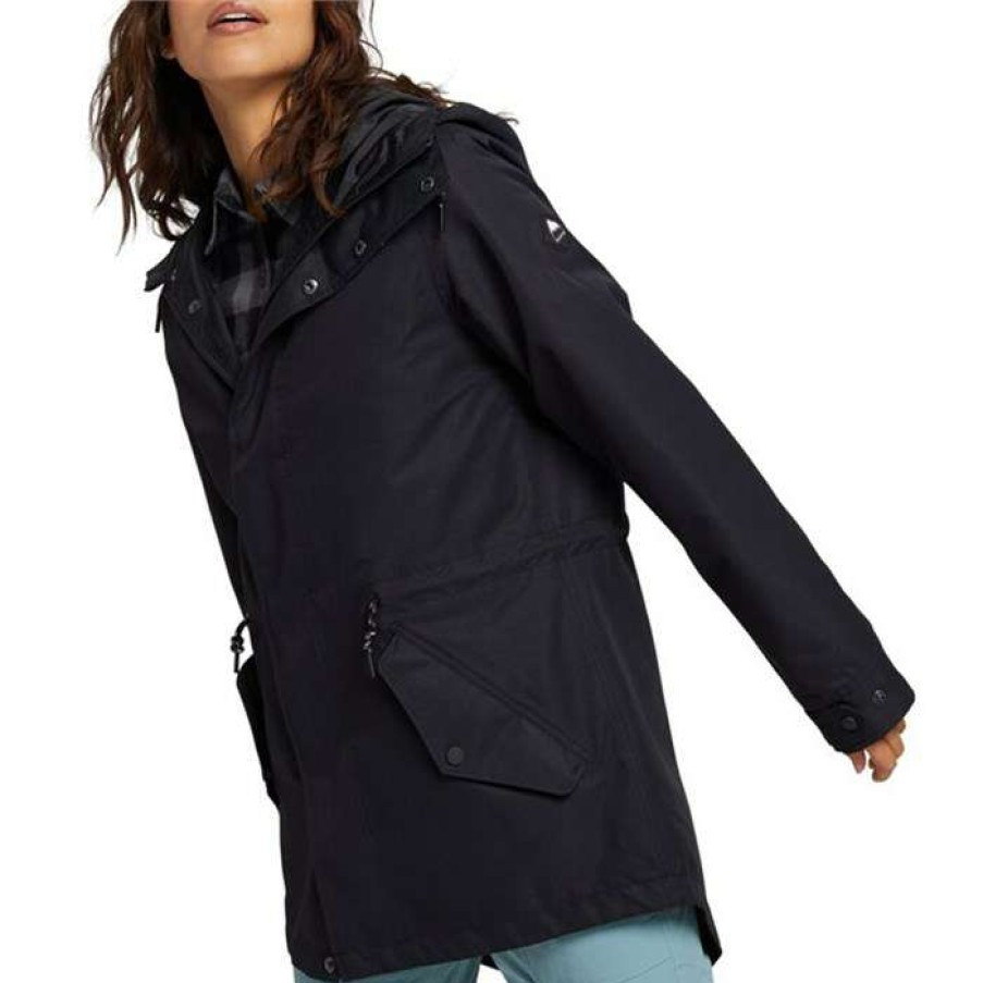 Women'S Clothing * | Burton Sadie Jacket Women'S True Black