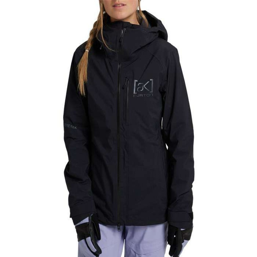 Women'S Clothing * | Burton Ak 2L Gore-Tex Upshift Jacket Women'S True Black