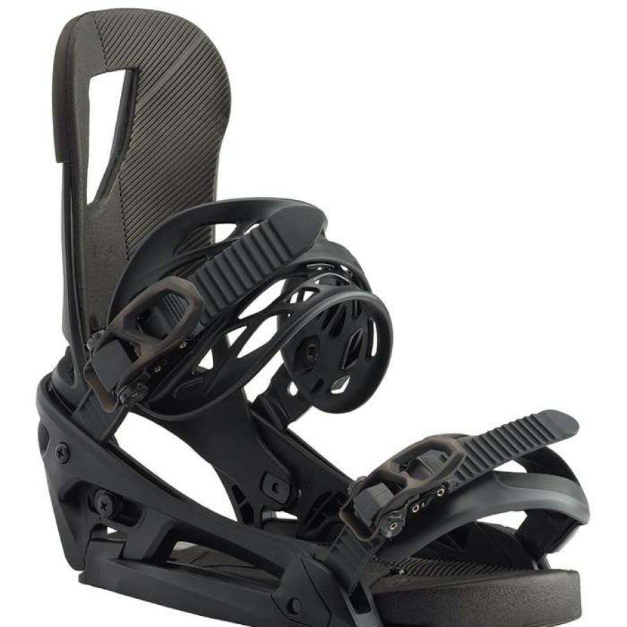 Snowboard * | Burton Cartel Est Snowboard Bindings 2020 Black