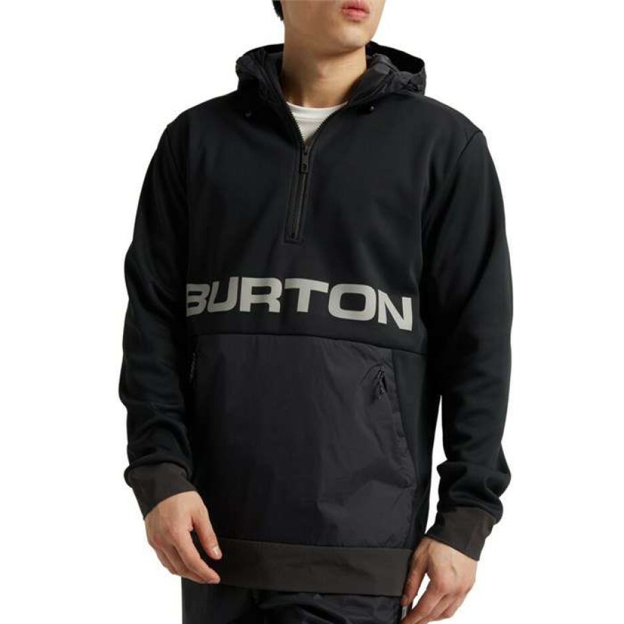 Men'S Snowboard * | Burton Crown Bonded Performance Fleece Pullover