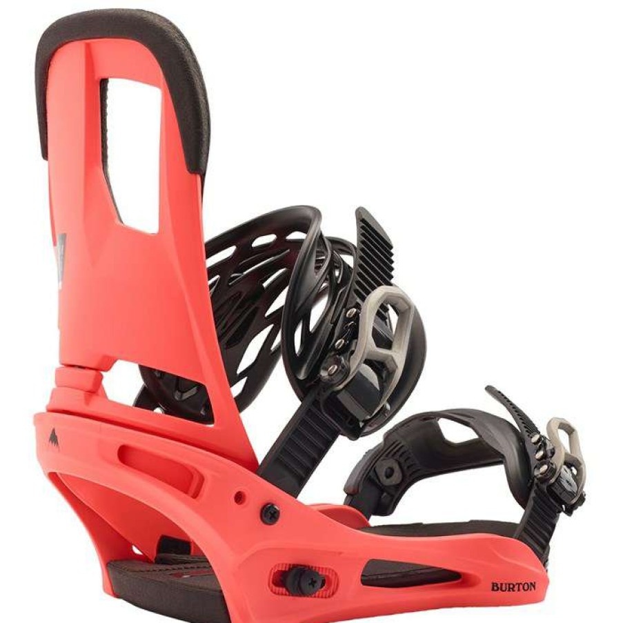 Snowboard * | Burton Cartel Snowboard Bindings 2020 Red