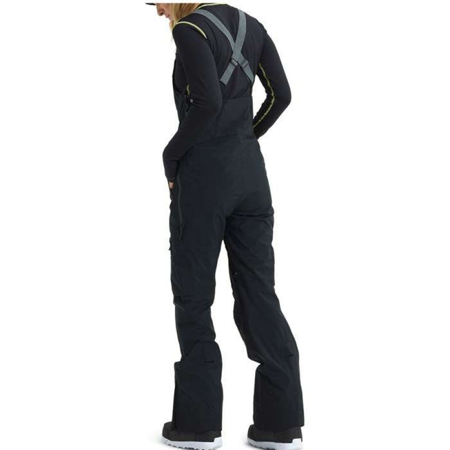 Women'S Clothing * | Burton Ak 2L Gore-Tex Kimmy Short Bib Pants Women'S True Black