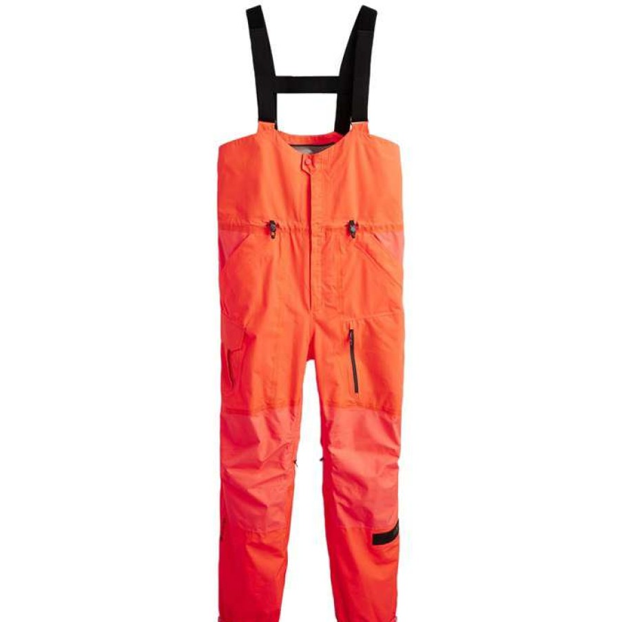 Men'S Clothing * | Burton Gore-Tex 2L Breaker Bib Pants Tetra Orange