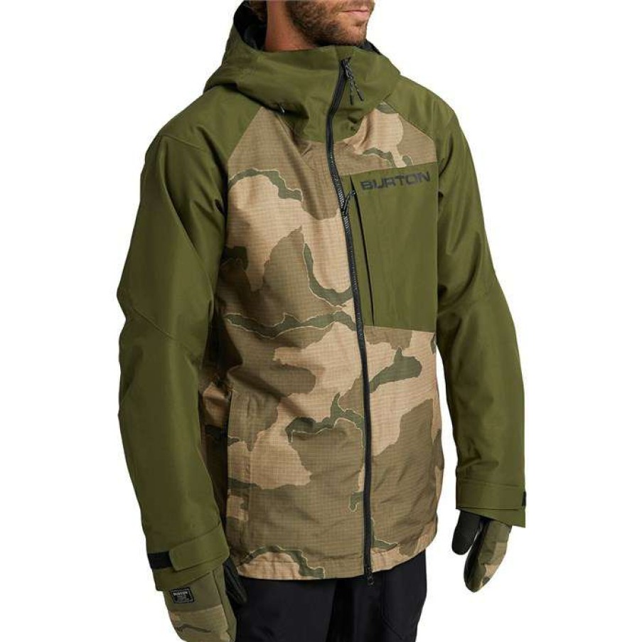 Men'S Clothing * | Burton Gore-Tex Radial Jacket Barren Camo/Keef