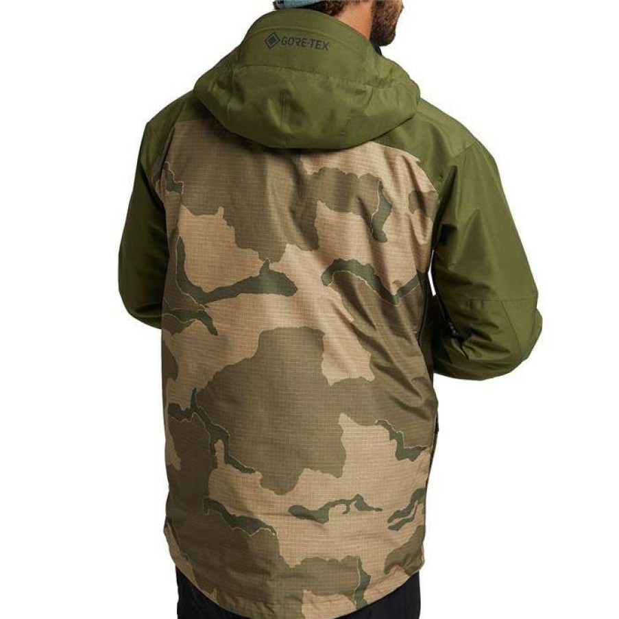 Men'S Clothing * | Burton Gore-Tex Radial Jacket Barren Camo/Keef