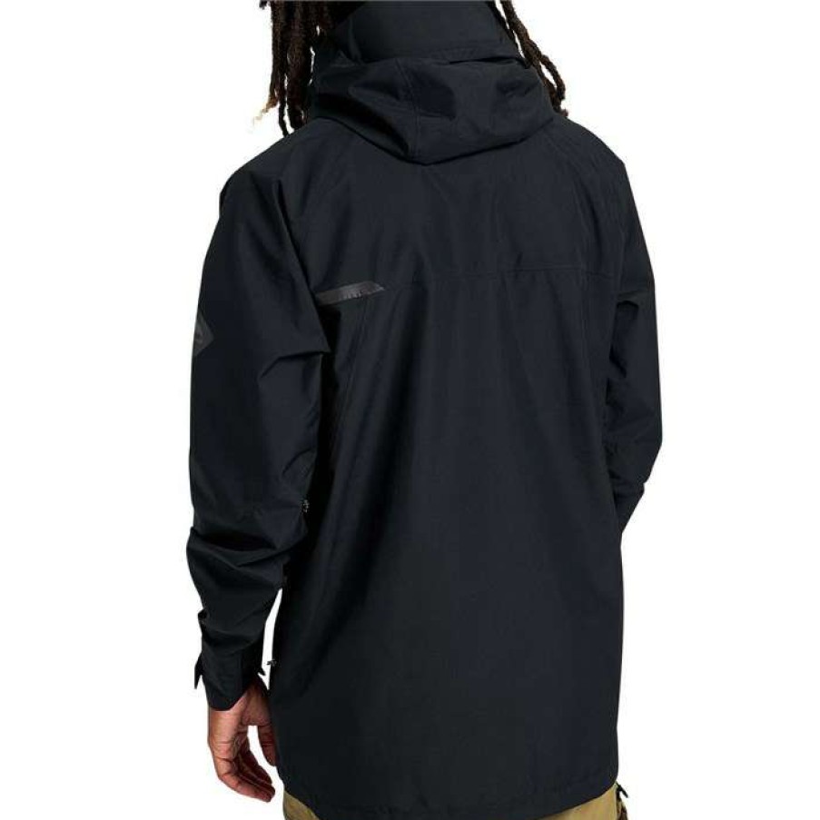 Men'S Clothing * | Burton Gore-Tex Multipath Shell Jacket True Black