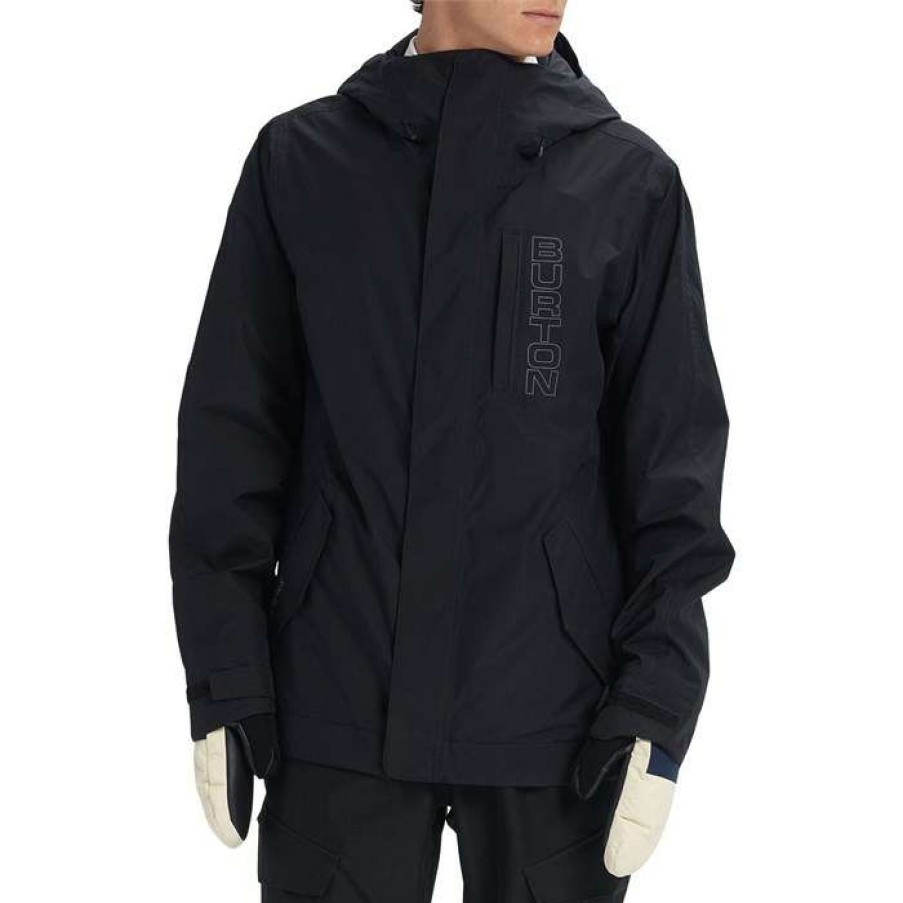 Men'S Clothing * | Burton Gore-Tex Doppler Jacket True Black