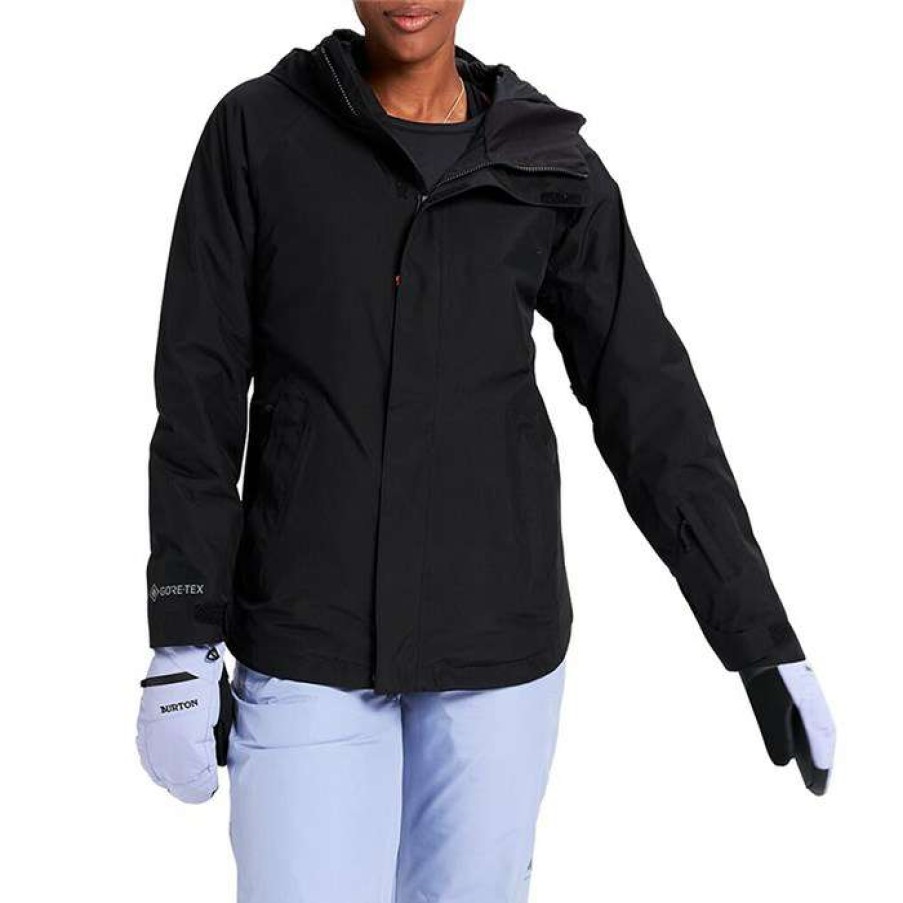 Women'S Clothing * | Burton Gore-Tex Powline Insulated Jacket Women'S True Black