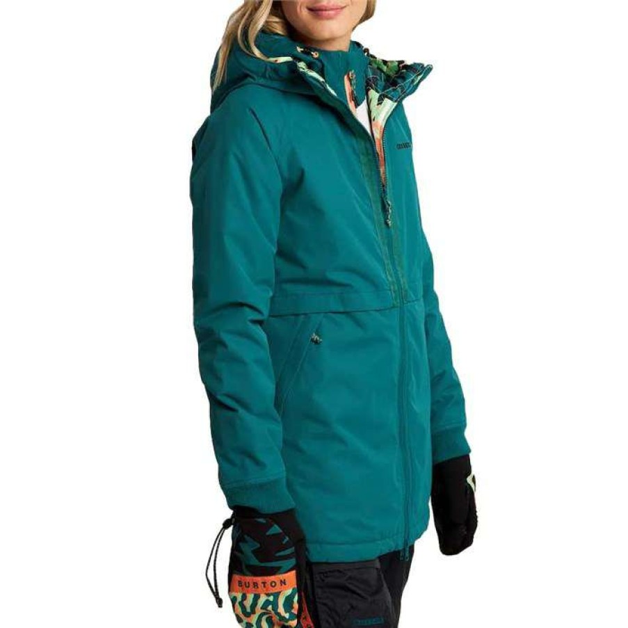 Women'S Clothing * | Burton Moondaze Jacket Women'S Antique Green/Composite